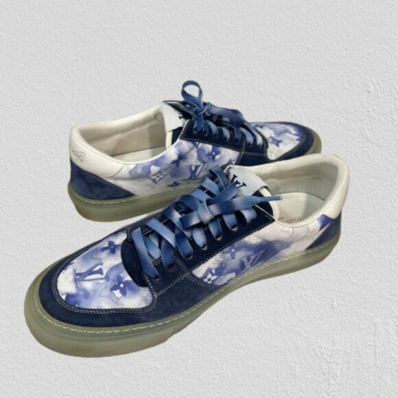 Louis Vuitton Authentic Ollie Watercolor Sneakers Size 9 - Picture 4 of 5